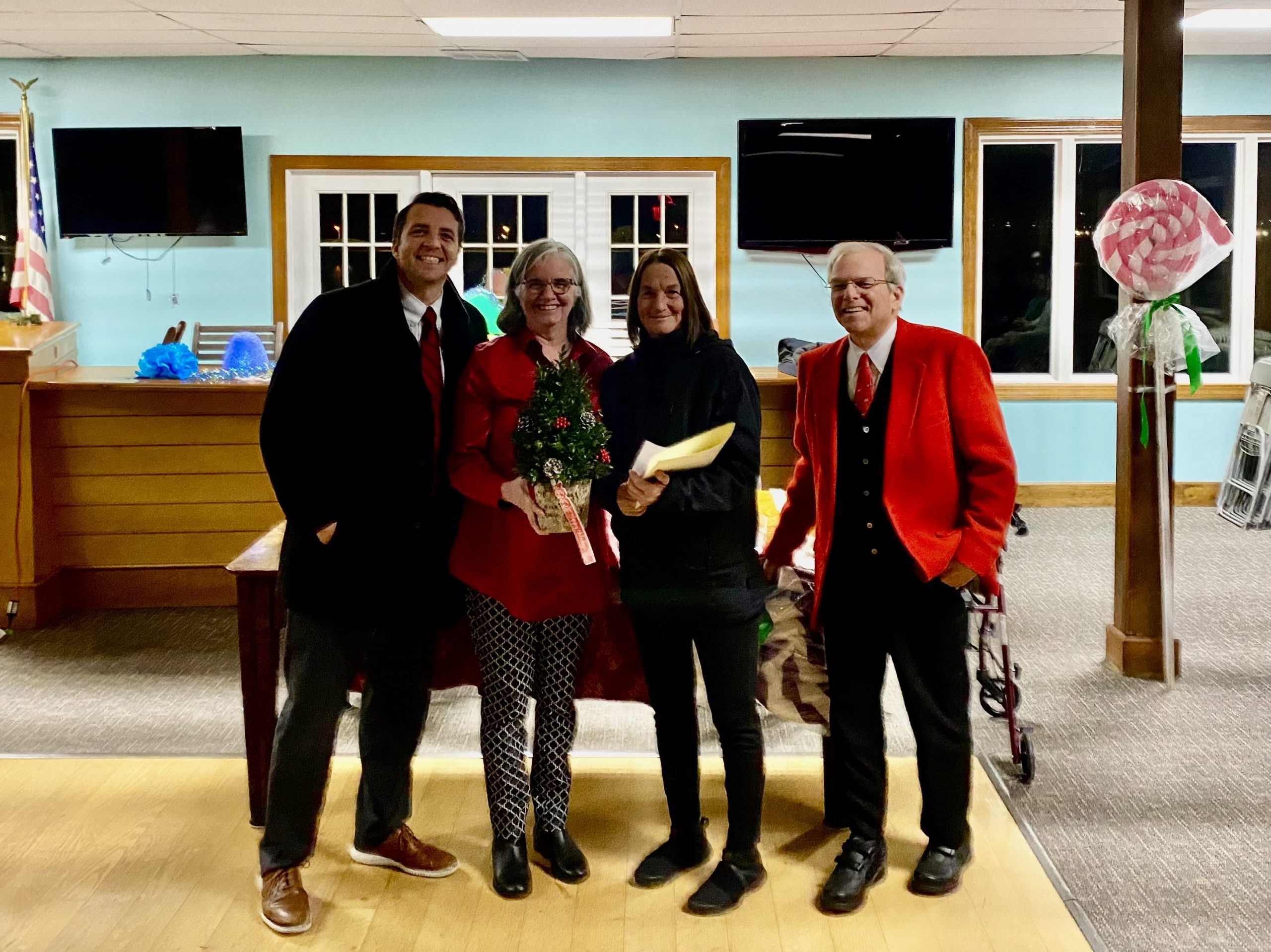 Joanne Sullivan, Outstanding City of Boston Worker for 2024
Councilor John Fitzgerald, CSHCA Vice President Eileen Boyle, Joanne Sullivan, CSHCA President Bill Walczak